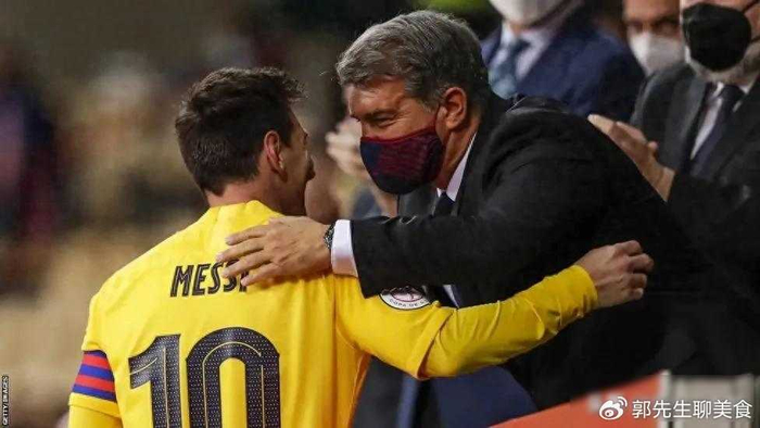 梅西没说话，拉波尔塔慌了，一条私信可能改写巴萨未来|莱昂内尔·梅西|巴塞罗那|哈维|俱乐部|拜仁_新浪体育_新浪新闻